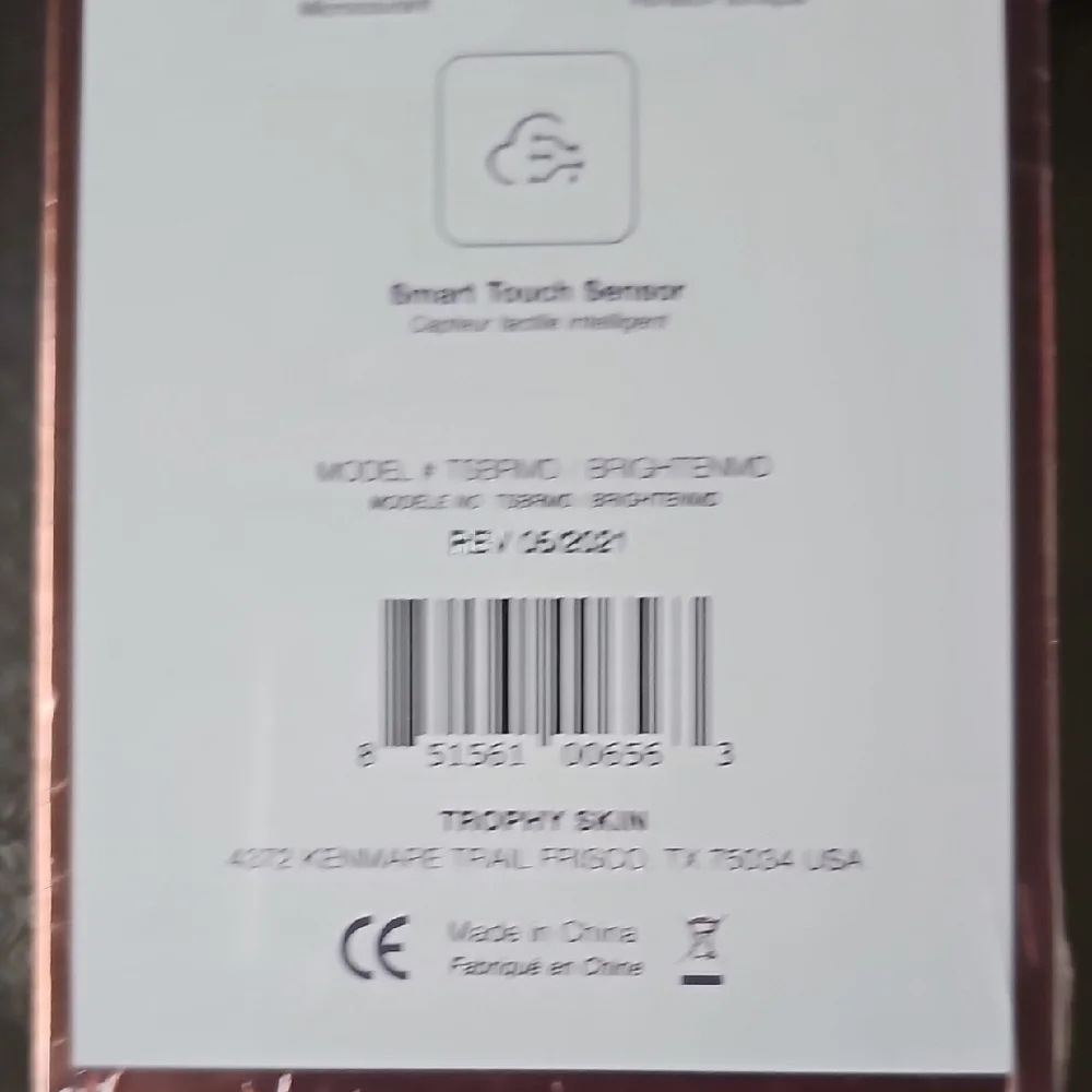 NIB Trophy Skin BrightenMD Facial Tool - Pink - Sealed - Red Light Therapy